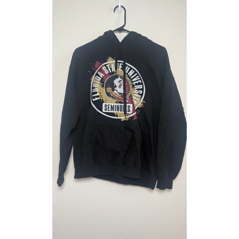 Florida State Seminoles Hoodie Size Large FSU Black Pullover NCAA Football